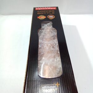 SIGNORAWARE- RIPPLE COPPER BOTTLE HAMMERED (900ML)