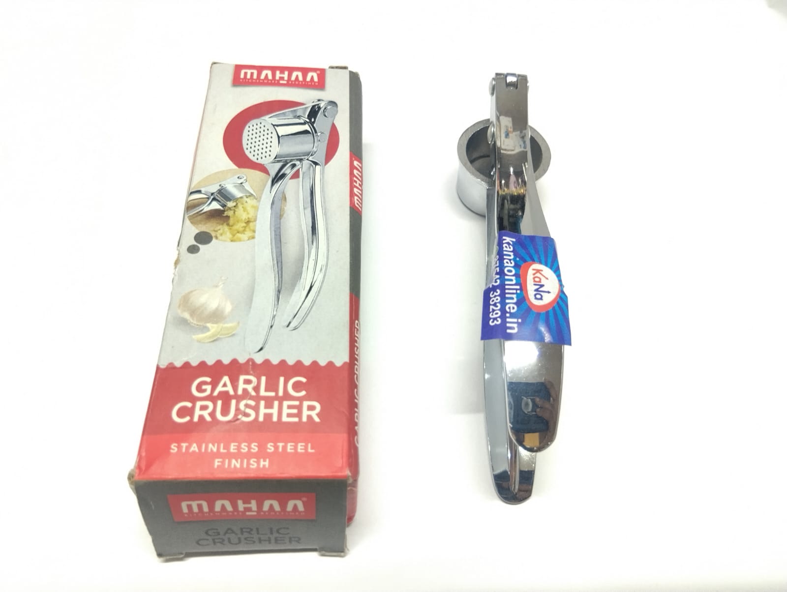 Stainless Steel Garlic Press (Garlic Crusher)