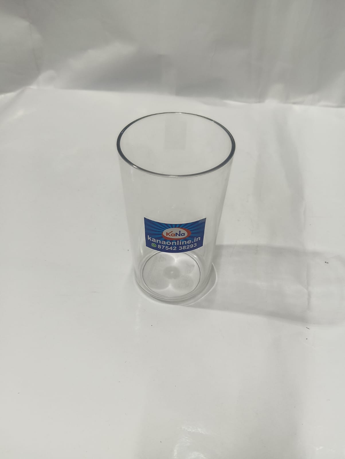 Premium Unbreakable Clear Plastic Drinking Glass 300ml - Image 3