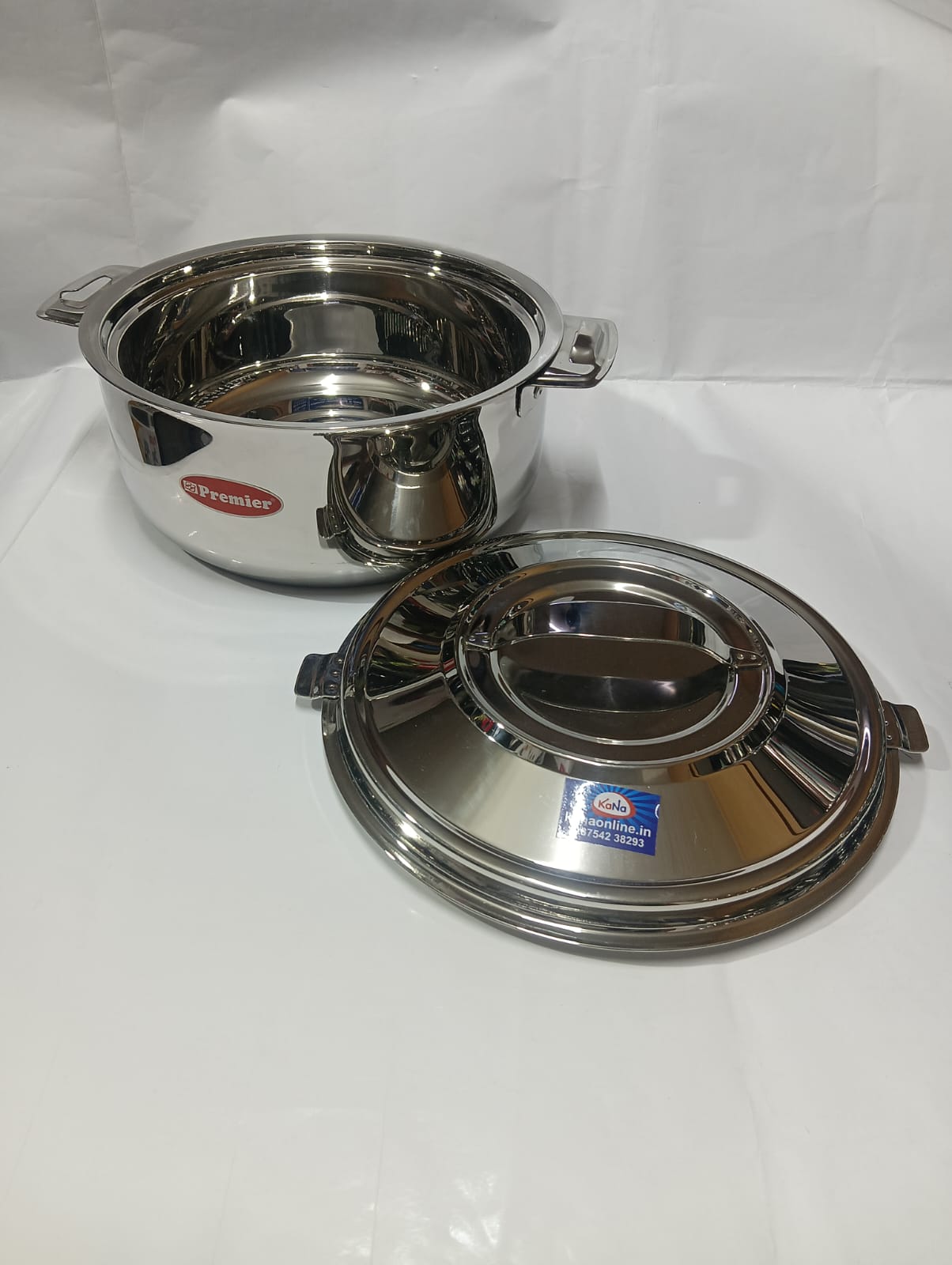 Premier Stainless Steel Double-Walled Insulated Casserole Hot Box Set (Set of 3) - Image 4
