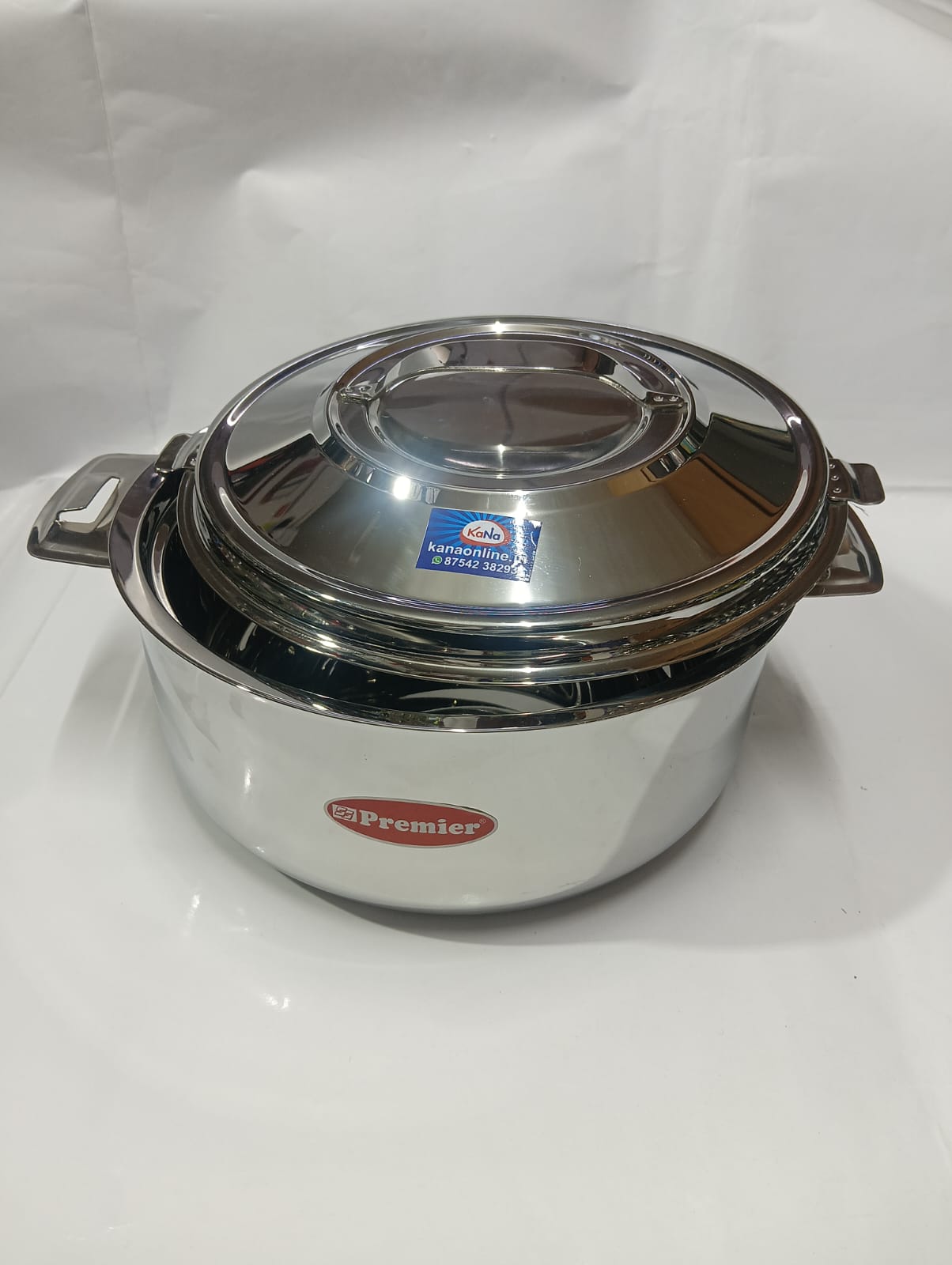 Premier Stainless Steel Double-Walled Insulated Casserole Hot Box Set (Set of 3) - Image 5