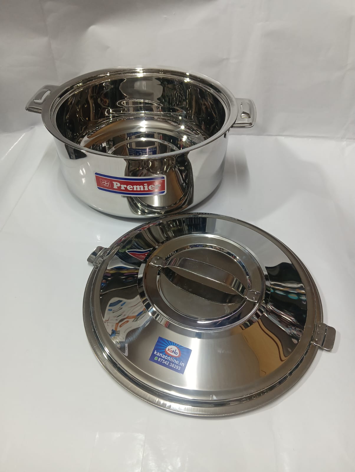 Premier Stainless Steel Double-Walled Insulated Casserole Hot Box Set (Set of 3) - Image 7