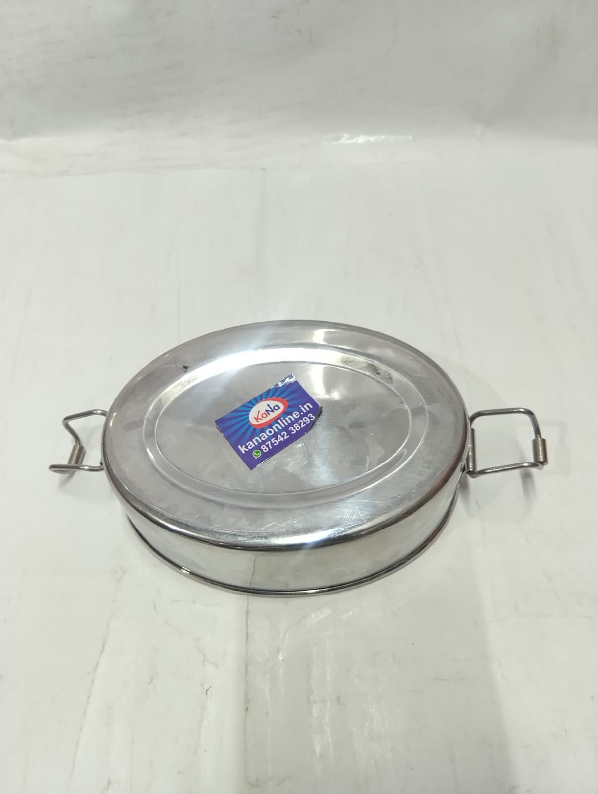 Stainless Steel Round Clip Lock Tiffin Box - Image 6