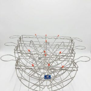 Stainless Steel Vessel Stand Plate Organizer Rack