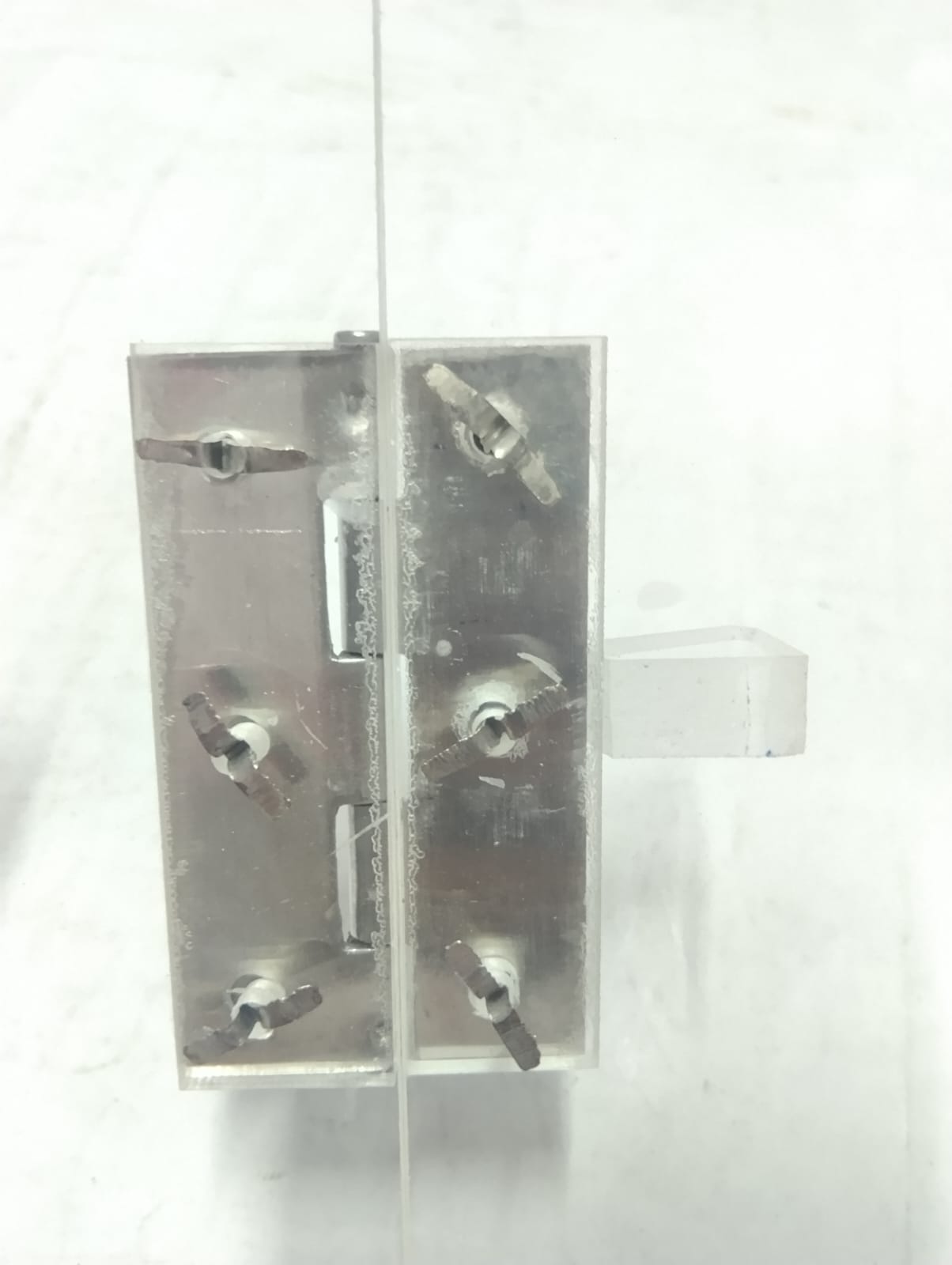 Premium Stainless Steel Rectangular Cake Tray With a Acrylic Hinged Clear Display Cover - Image 3