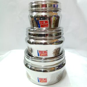 stainless steel bulging storage container,see-through transparent lid