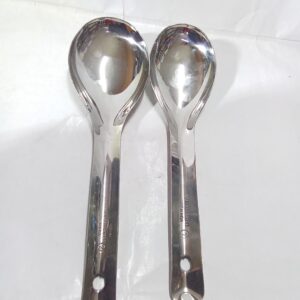 stainless steel serving spoon