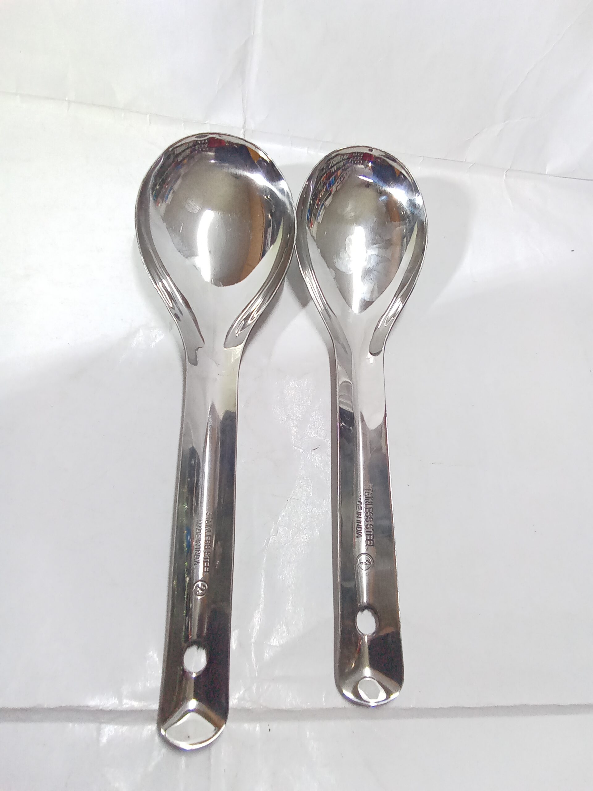 stainless steel serving spoon