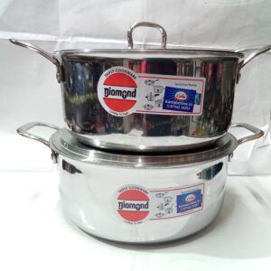 Diamond brand Tri-Ply Stainless Steel Casserole / Biryani or cooking pot