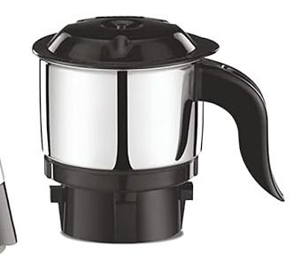 Preethi Elite Mixer Grinder, 600 Watt, White and black 3 Jars - Image 2