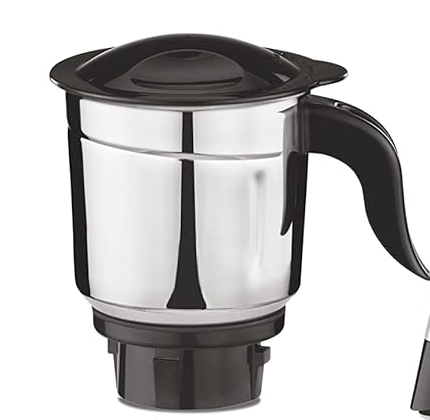 Preethi Elite Mixer Grinder, 600 Watt, White and black 3 Jars - Image 4