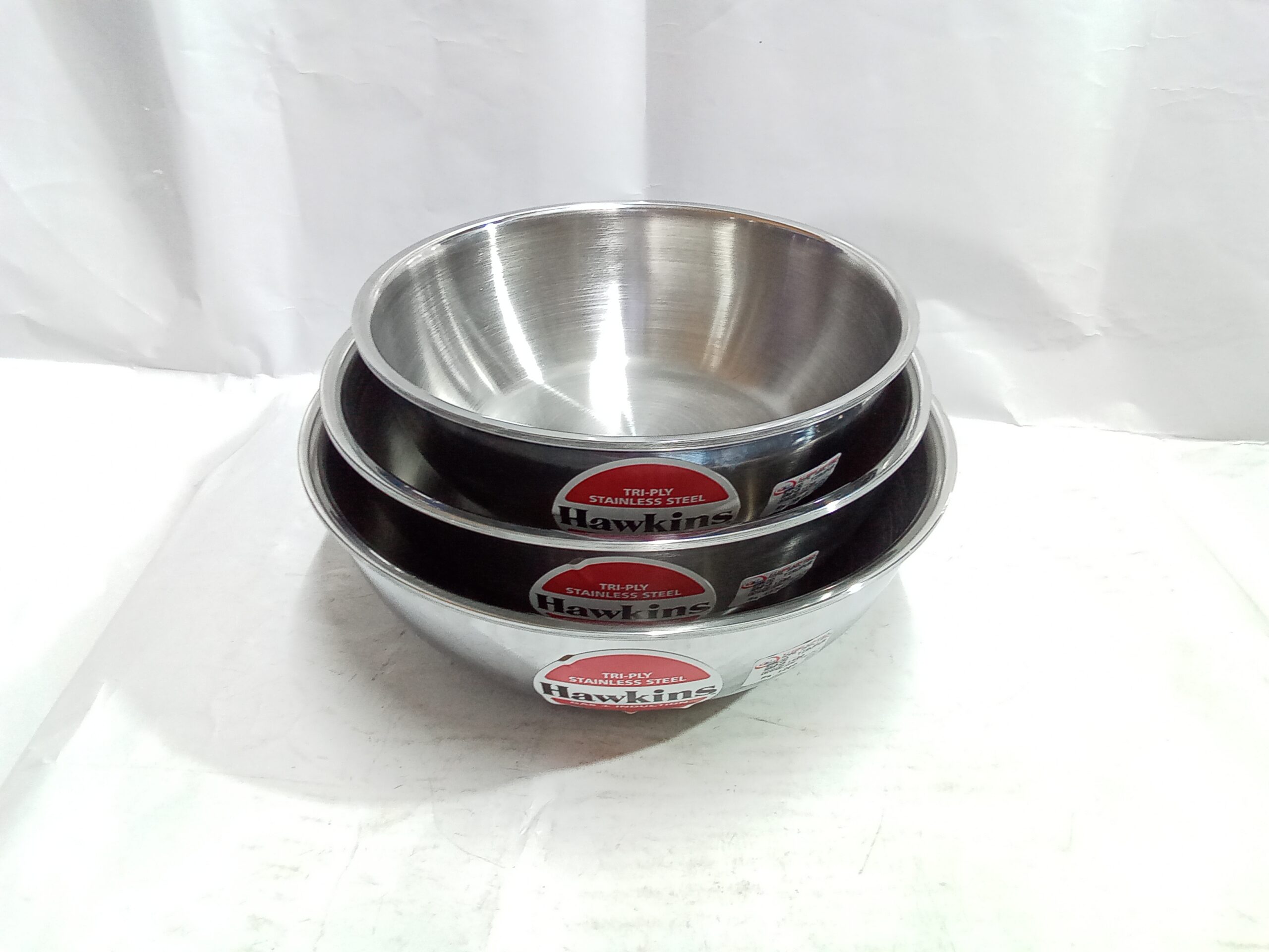 Hawkins Tri-Ply Stainless Steel Metro Kadai / Tasla set