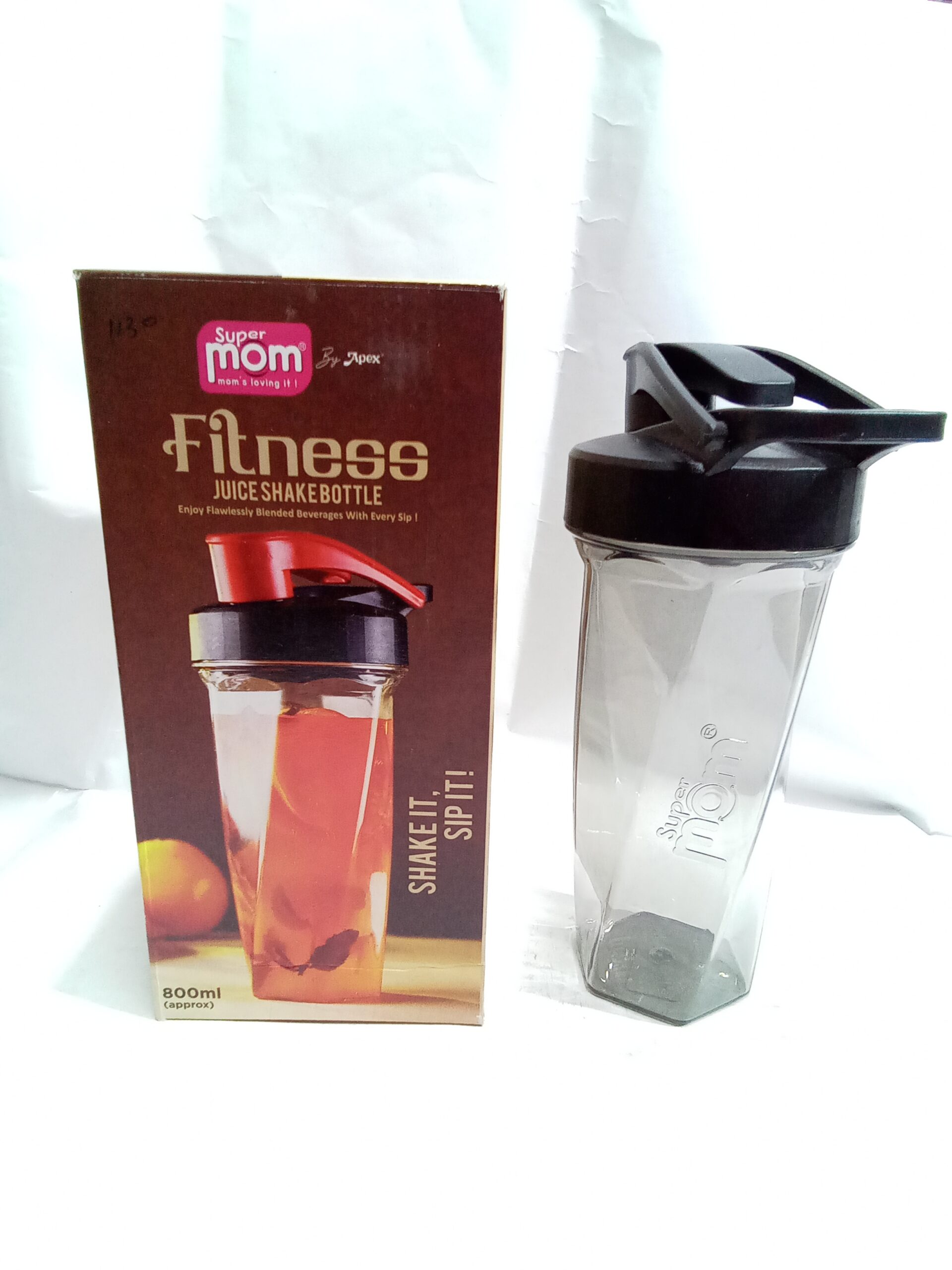Super Mom Fitness Juice Shake Bottle